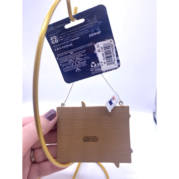 Boston Red Sox Christmas Ornament NEW Foco Dear Santa Baseball - Picture 4 of 7